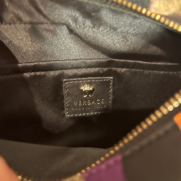 Versace Multicolor Leather Palazzo Medusa Camera Crossbody Bag - Picture 5 of 6